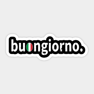 Buongiorno Italian Sticker